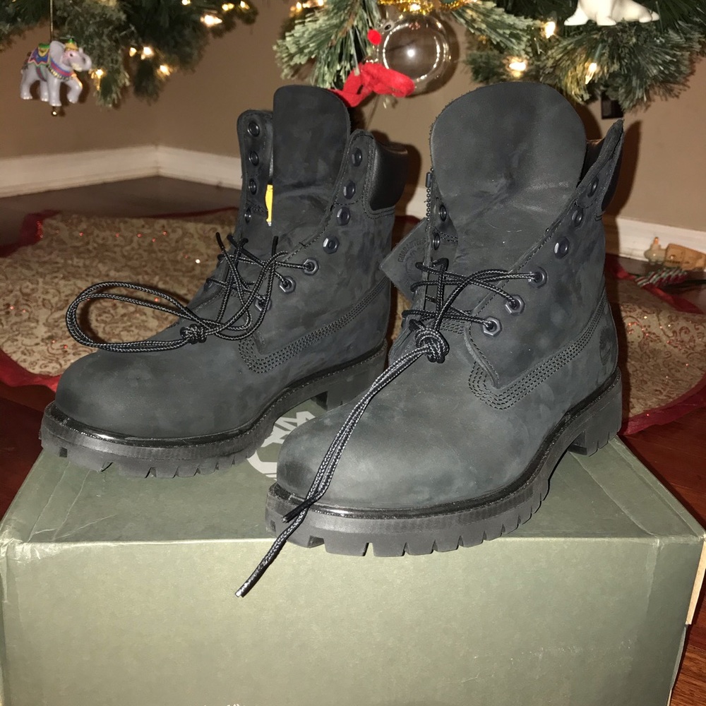 Black Timberland Boots